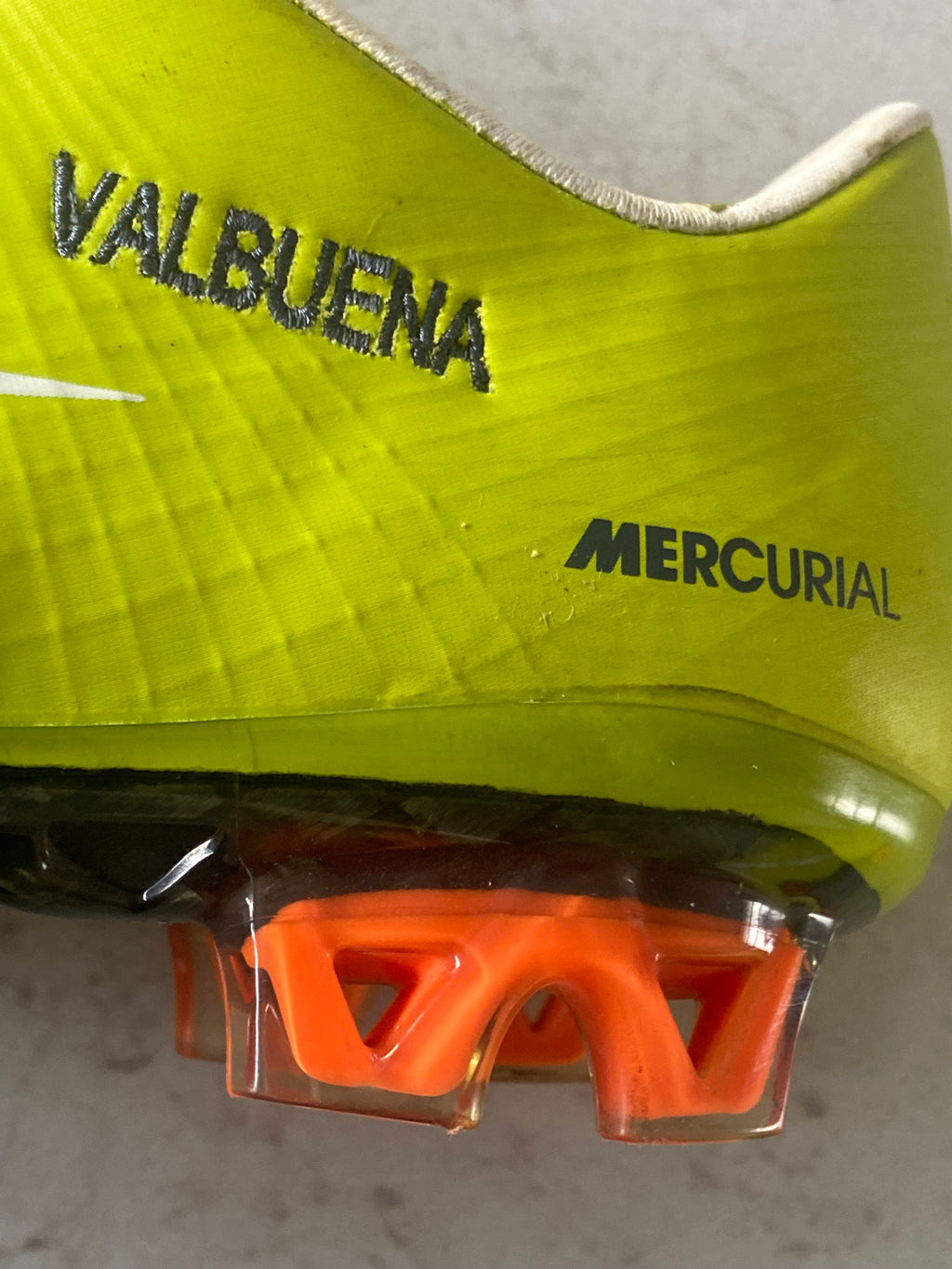 Paire de chaussures à crampons NIKE MERCURIAL VAPOR VIII (portées Mathieu VALBUENA) OM MARSEILLE FRANCE