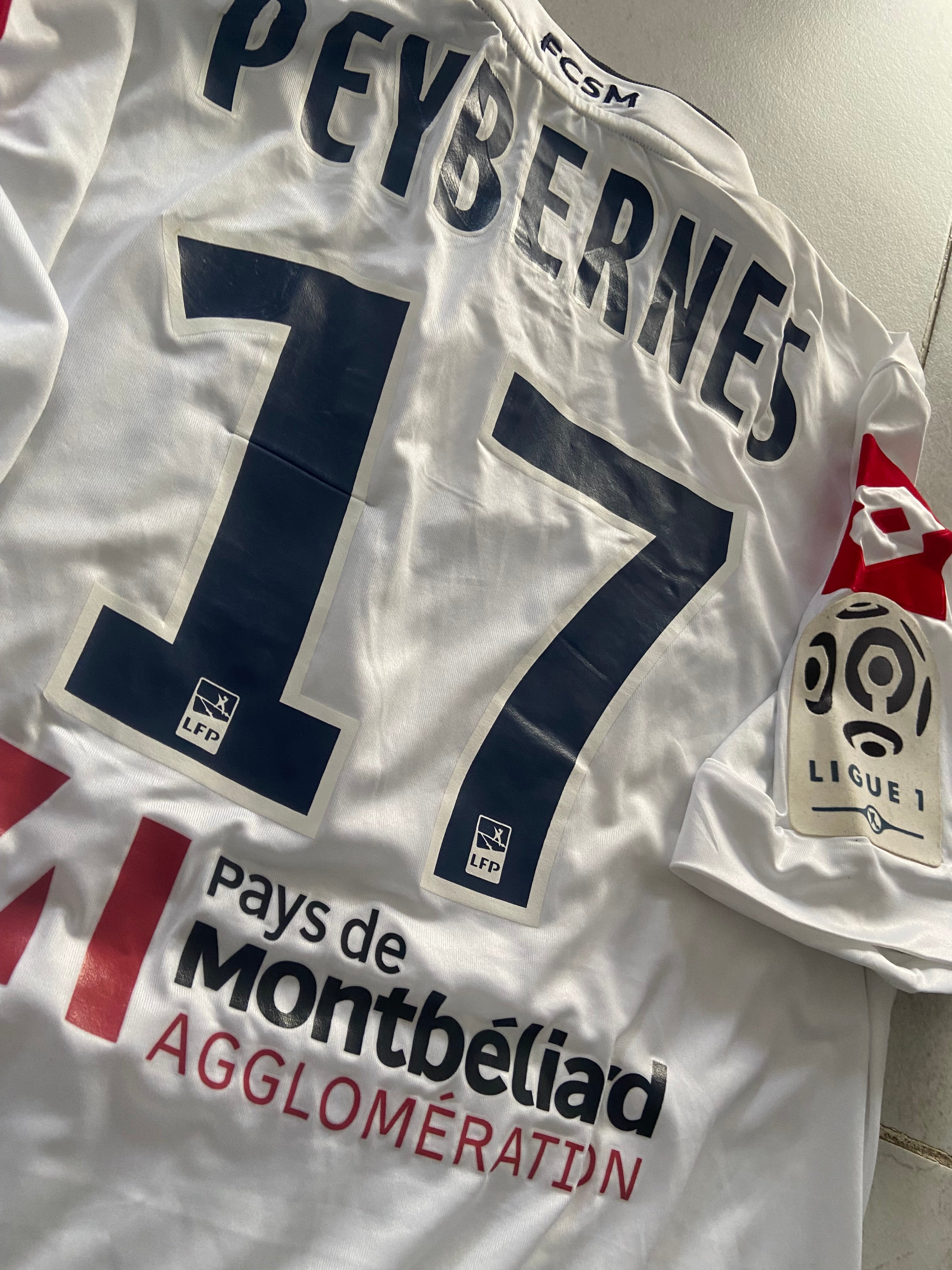 Maillot de foot LOTTO du FC SOCHAUX (porté N.17 PEYBERNES) saison 2013-14