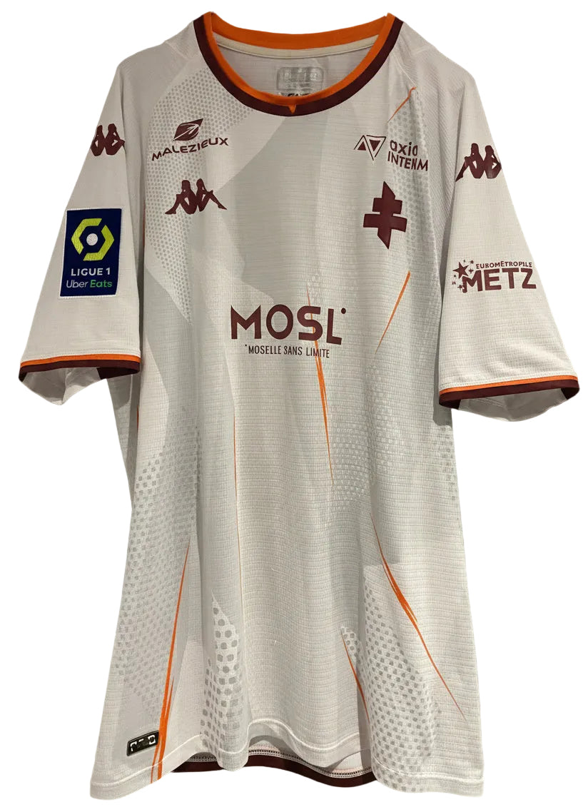 Maillot de foot du FC Metz (porté N.5 JEMERSON) saison 2021-22