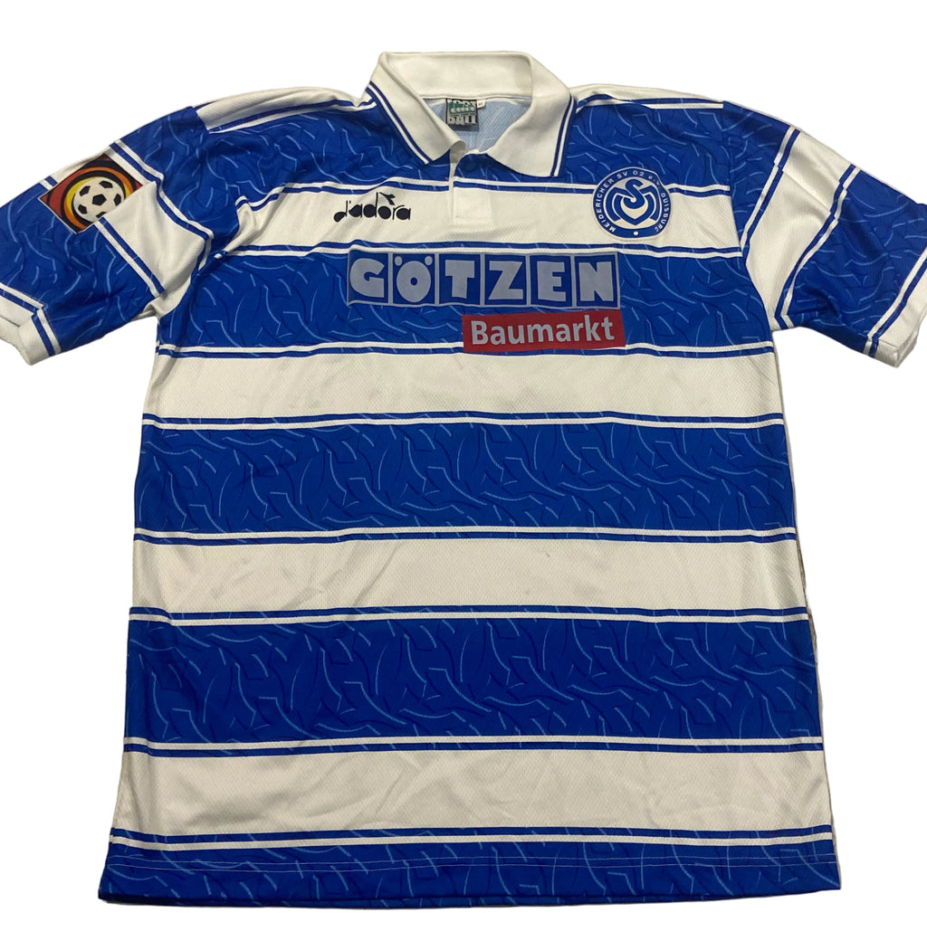 Maillot de foot du MSV Duisburg (porté N.24 WOLTERS) saison 1997-98