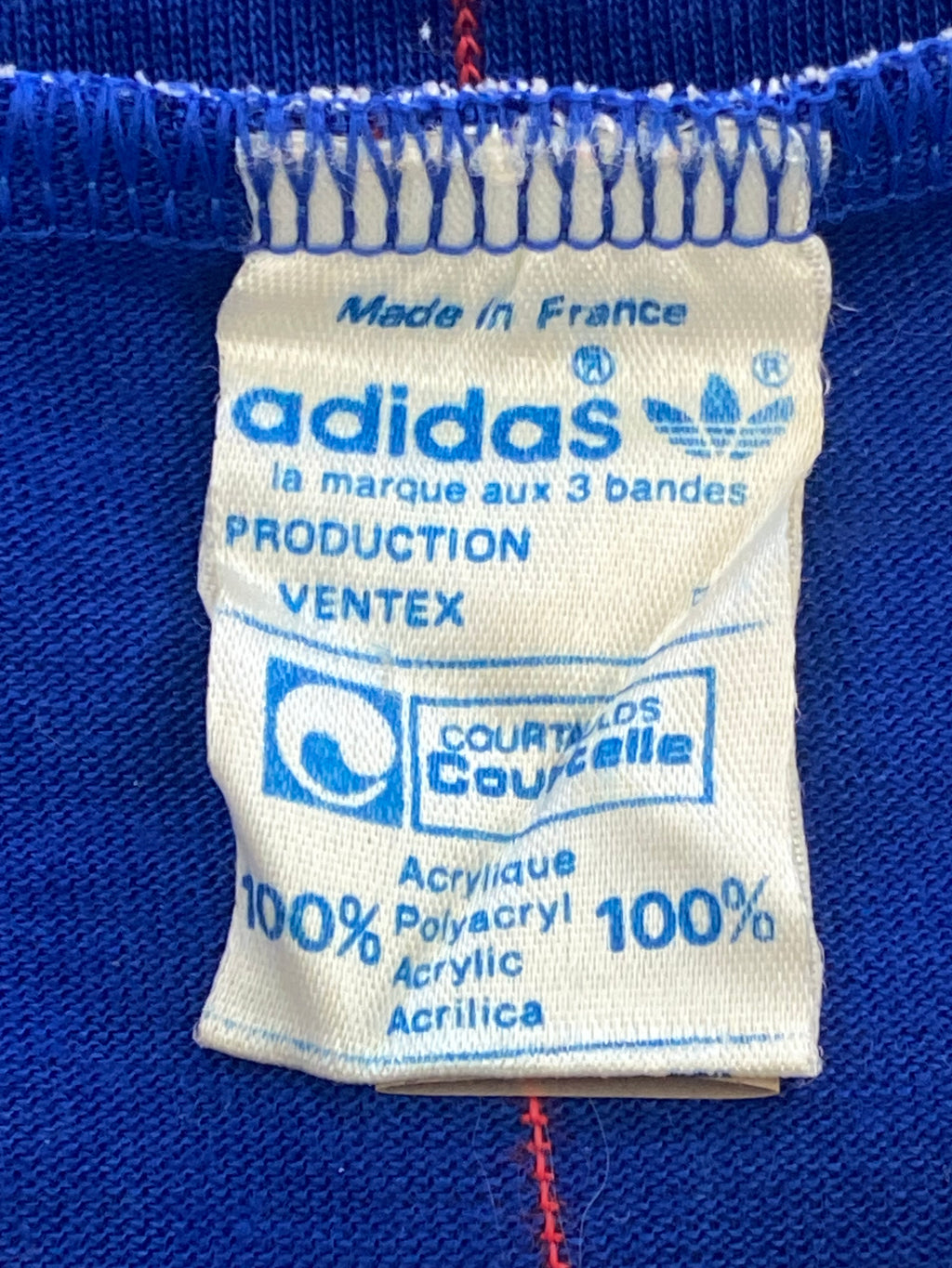 Maillot de foot ADIDAS de l’équipe de FRANCE année 1982
