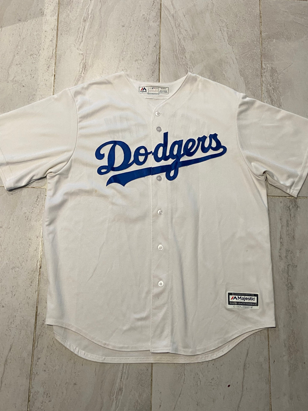 Maillot de BASEBALL Majestic des LOS ANGELES DODGERS (N.22 KERSHAN) année 2014