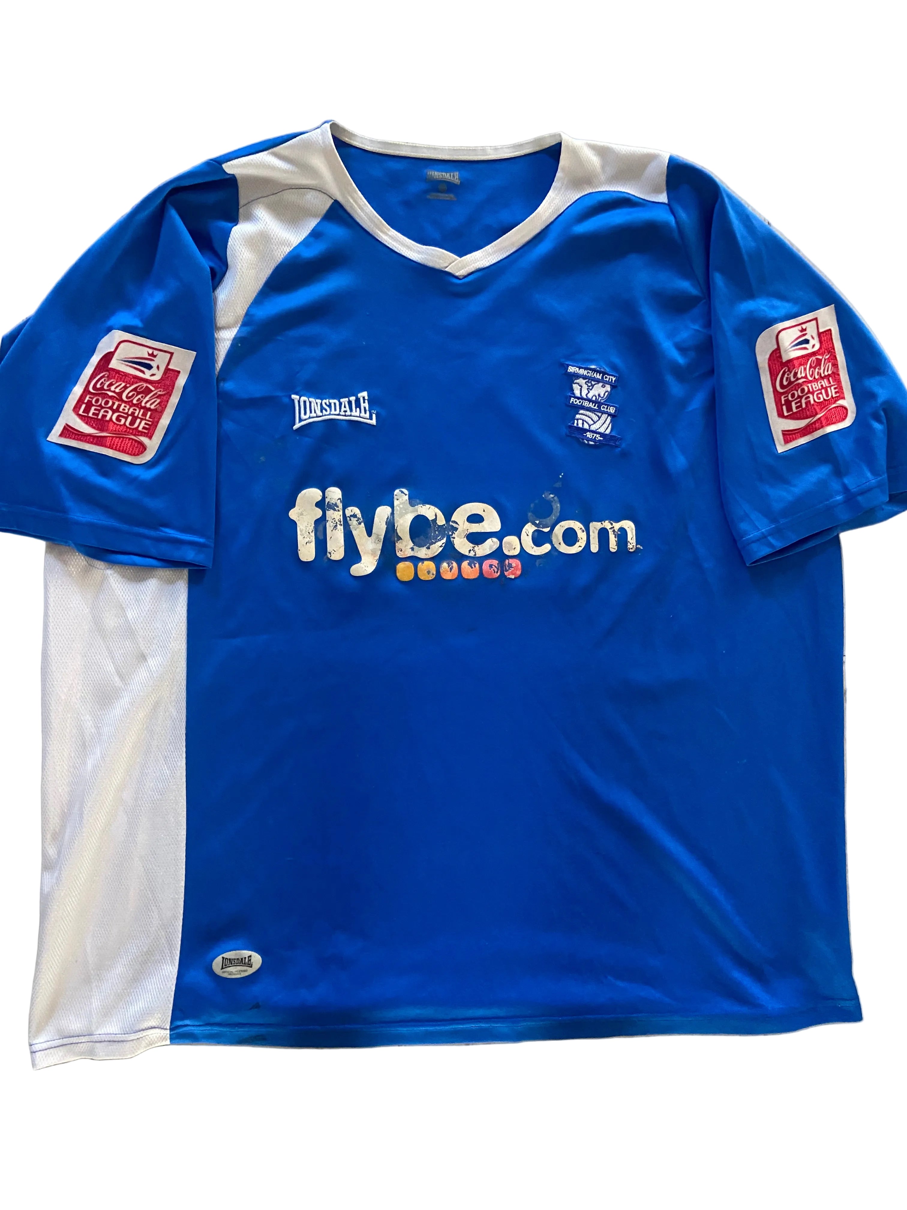 Maillot de foot LONSDALE de BIRMINGHAM CITY FC) porté N.21 N’GOTTY) saison 2006-07 (100 ans du club)