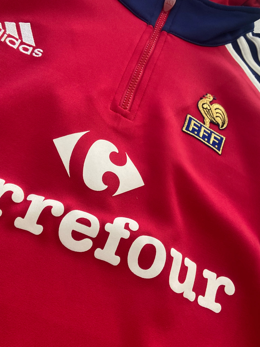 Sweat d’échauffement ADIDAS de l’équipe de FRANCE année 1999-2000