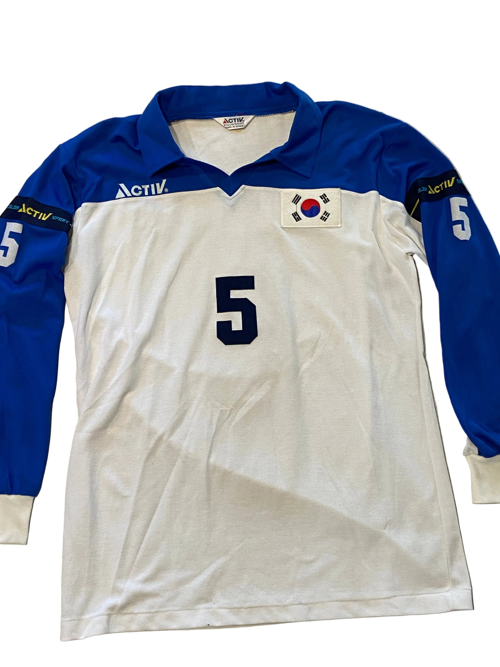 Maillot de Volley-Ball de l’équipe de Corée du Sud (porté N.5 LEE) Jeux Olympiques Séoul 1988