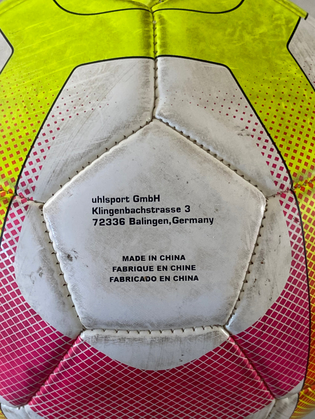 Ballon de foot UHLSPORT officiel de match MONTPELLIER Ligue 1 saison 2017-18