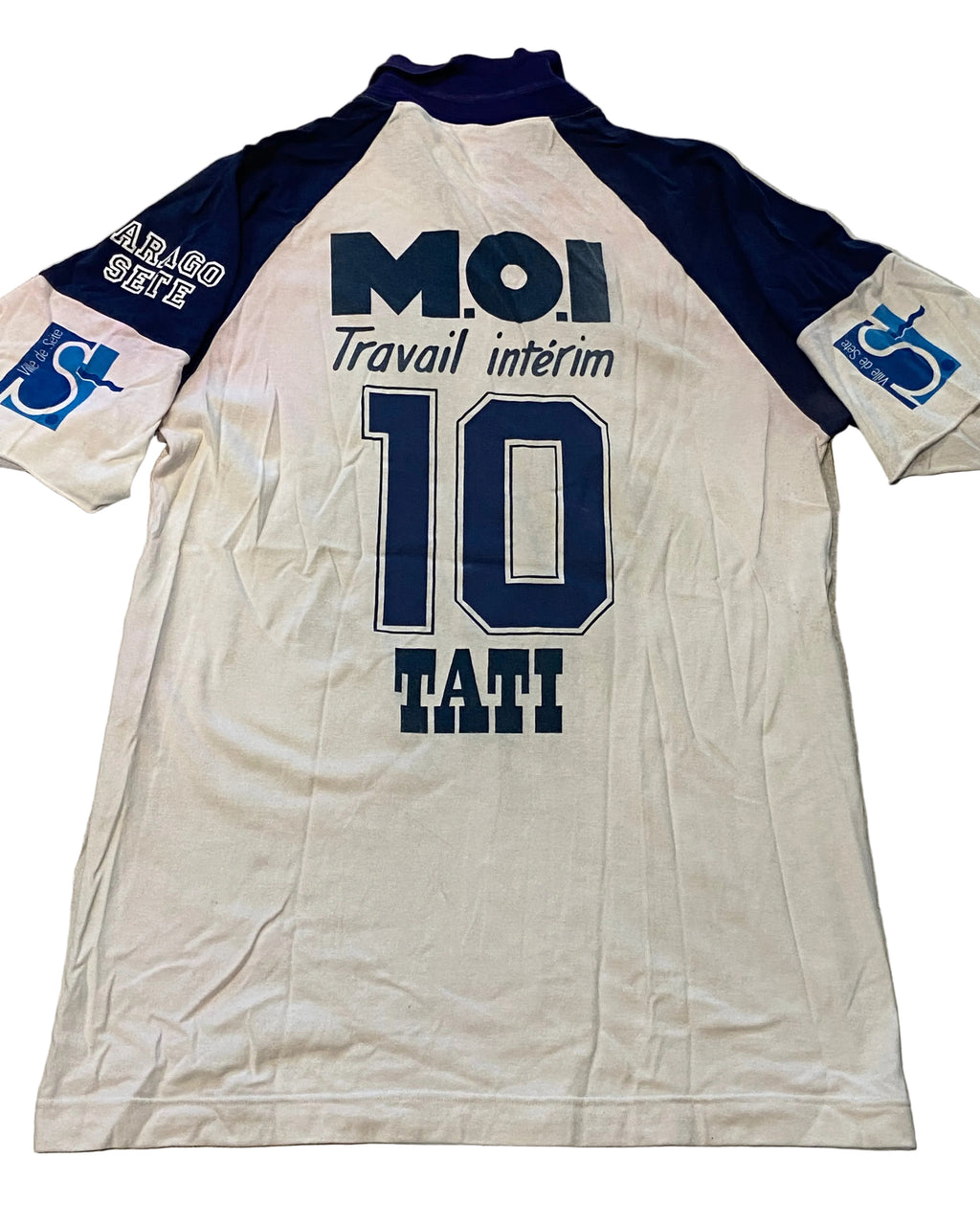 Maillot de Volley-ball de l’Arago de Sete (porté N.10 D’HERBEZ) saison 1994-95