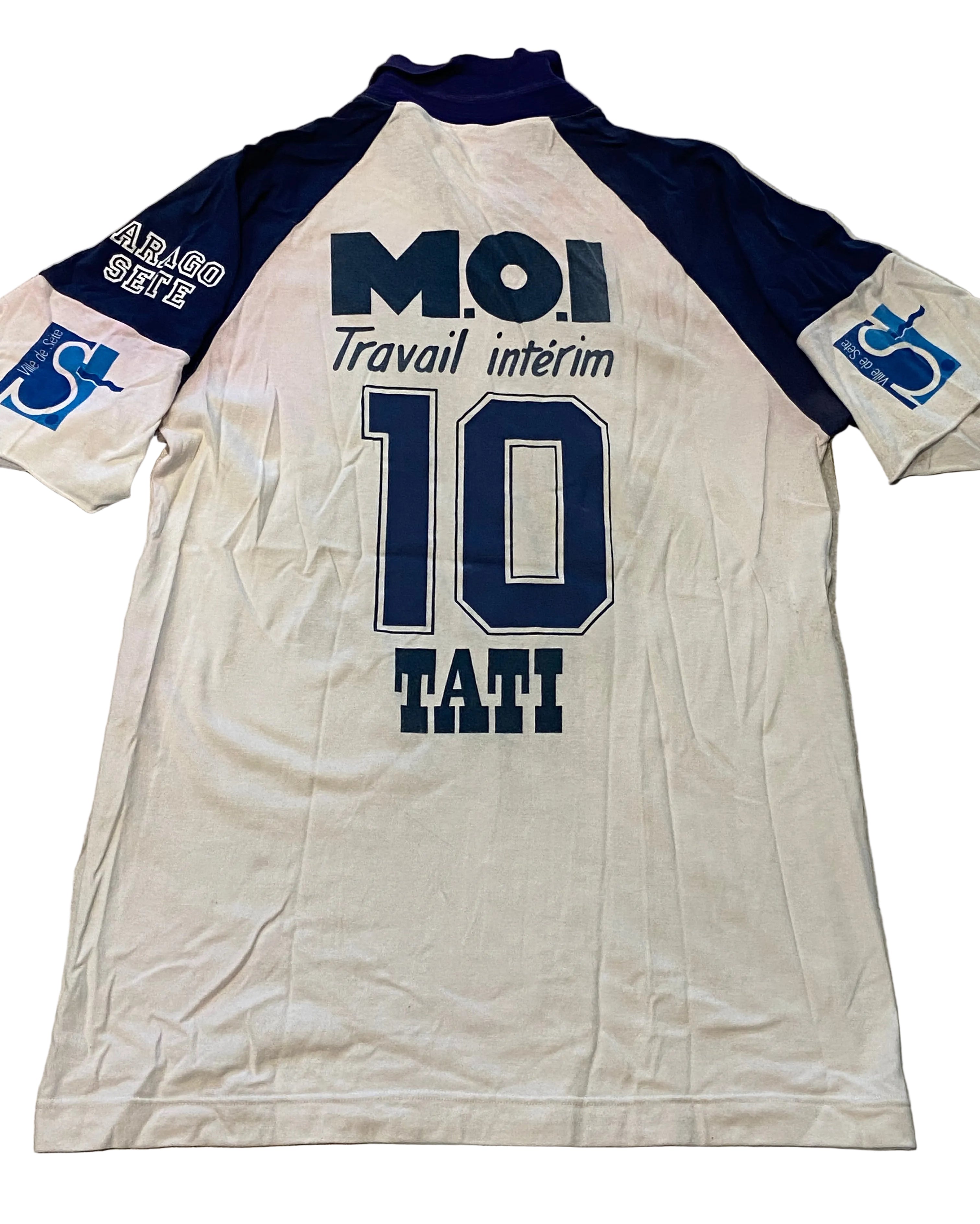 Maillot de Volley-ball de l’Arago de Sete (porté N.10 D’HERBEZ) saison 1994-95