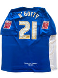Maillot de foot LONSDALE de BIRMINGHAM CITY FC) porté N.21 N’GOTTY) saison 2006-07 (100 ans du club)