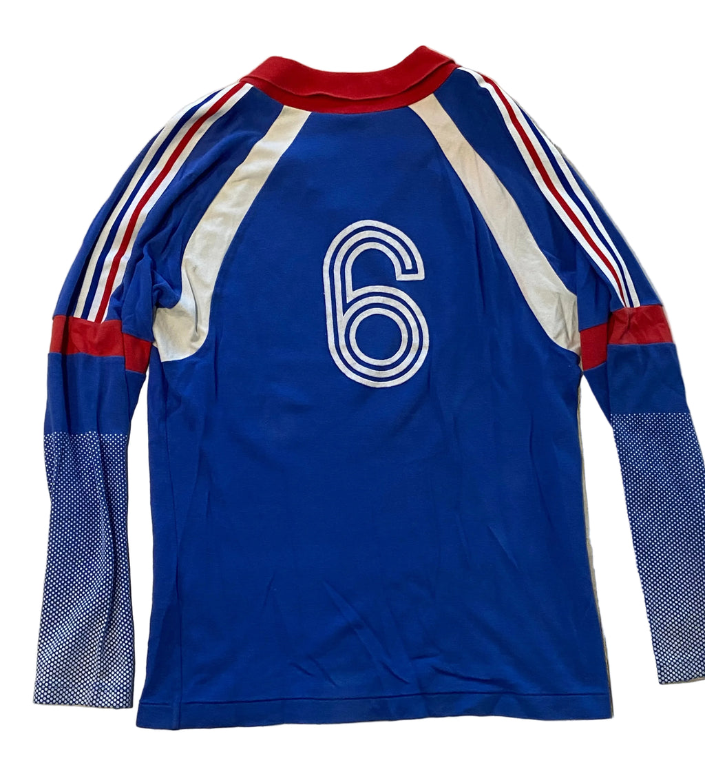 Maillot de Volley-Ball de l’équipe de France (porté N.6 BOUVIER) saison 1990-91
