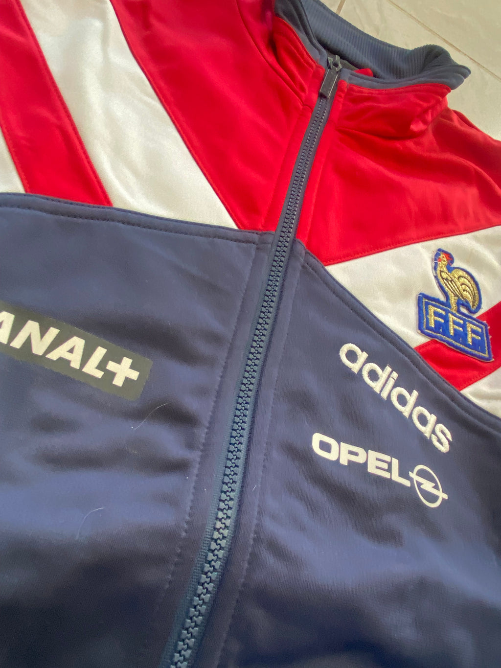 Veste de survêtement ADIDAS de l’équipe de FRANCE année 1998-99