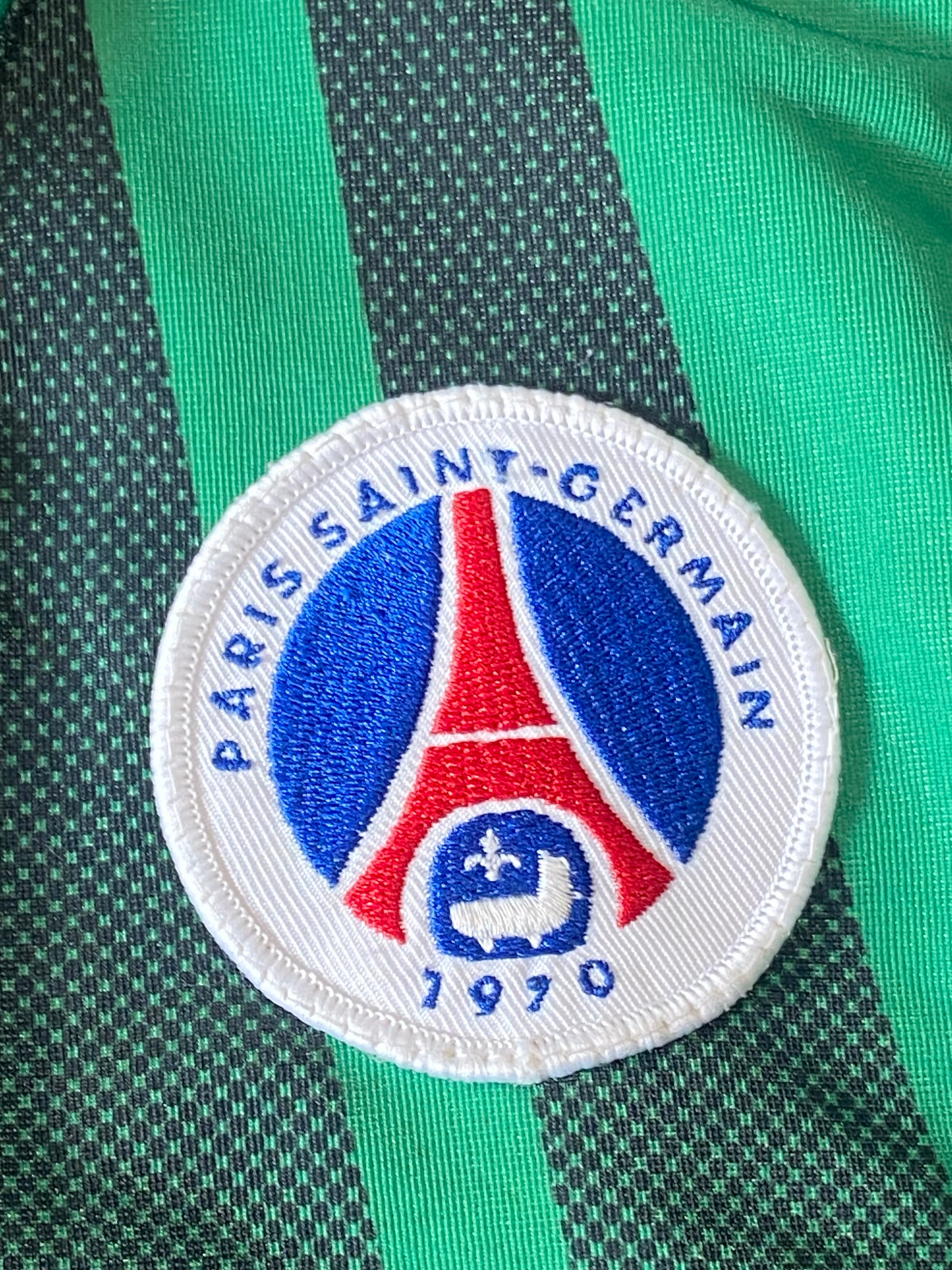 Maillot de foot du PSG Paris-Saint-Germain saison 1997-98 (N.1 REVAULT)