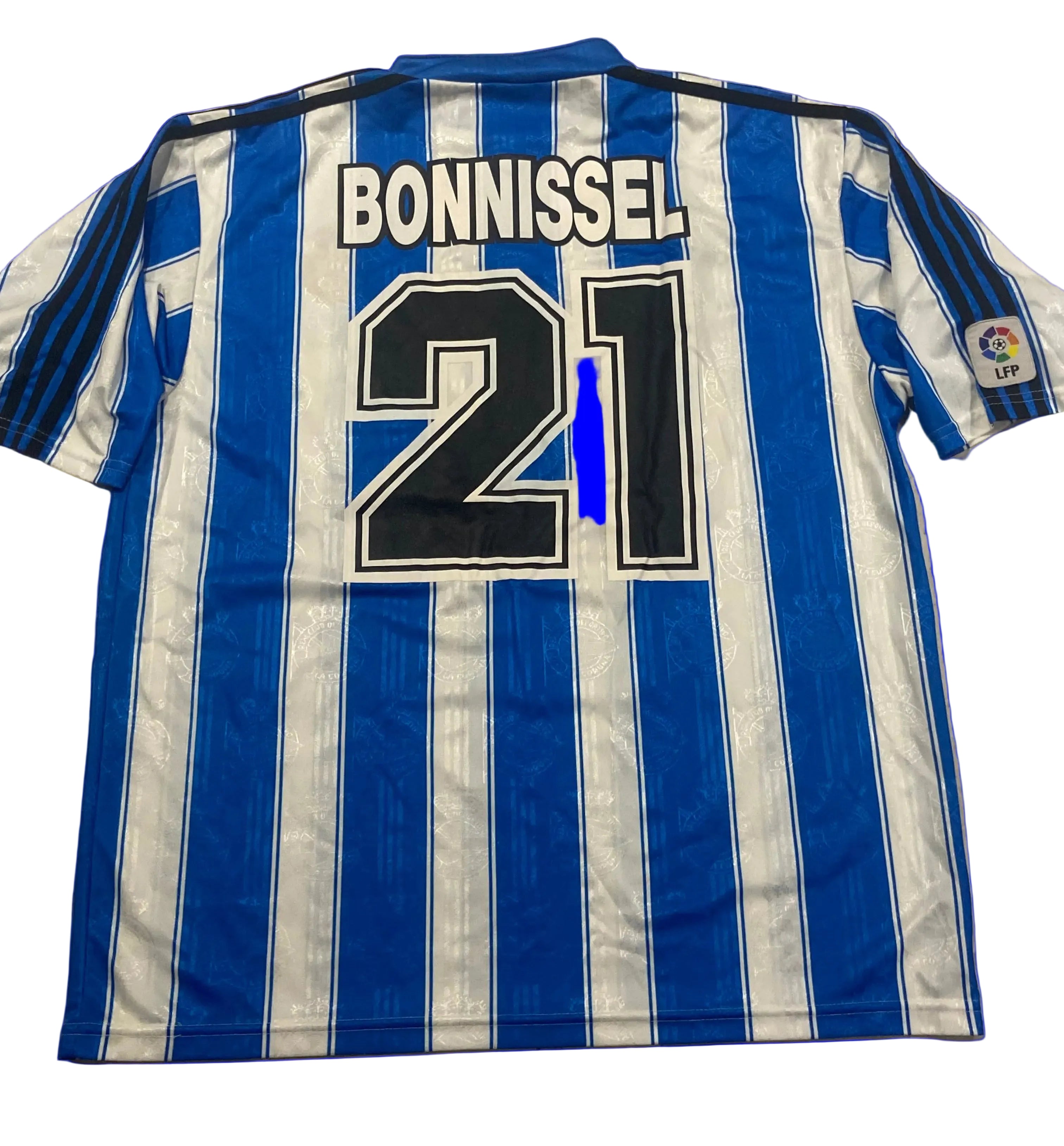 Maillot de foot du Deportivo la Corogne (porté N.21 BONNISSEL) saison 1997-98