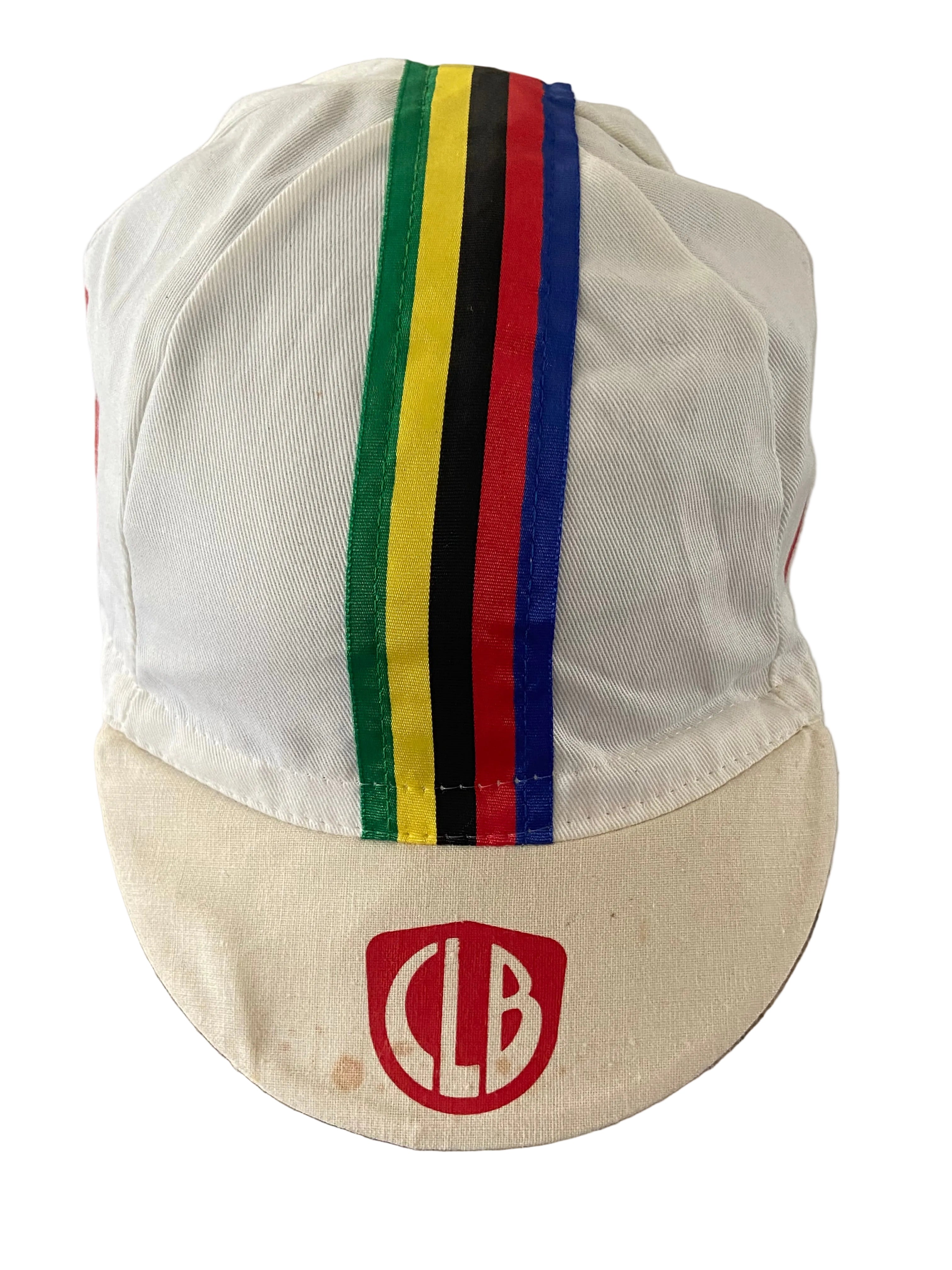 Casquette officielle Vélo cyclisme Vintage FREINS CLB – Bandes Champion du Monde –année 70 -COLLECTOR