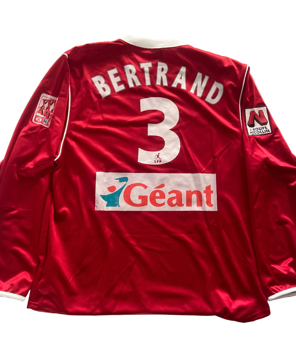 Maillot de foot NIKE de l’équipe de MONTPELLIER MHSC (porté N.3 BERTRAND) 30ans du club saison 2003-04