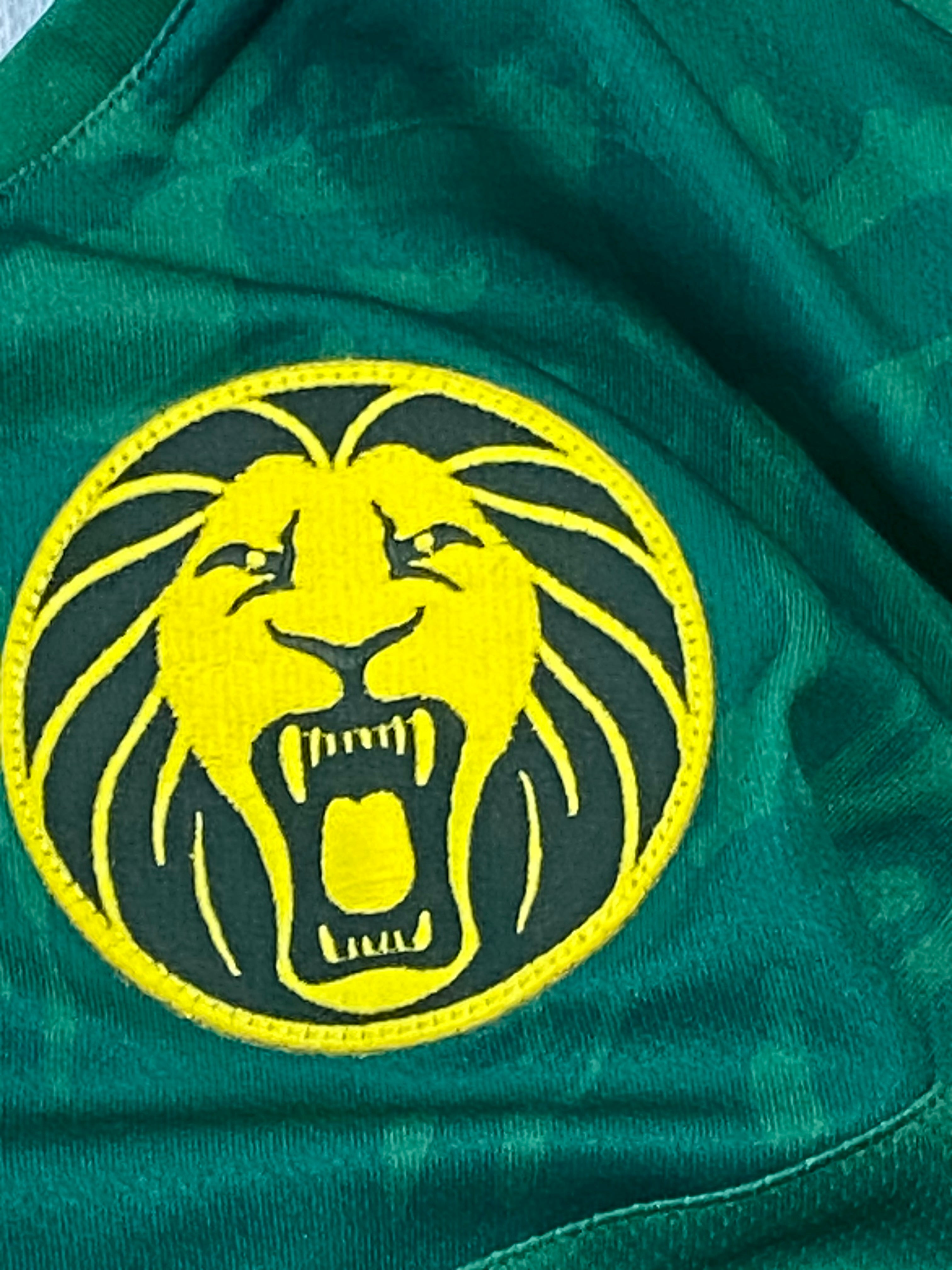 Maillot de foot du Cameroun (porté N.5 TCHATO) match qualification Coupe du Monde 2022