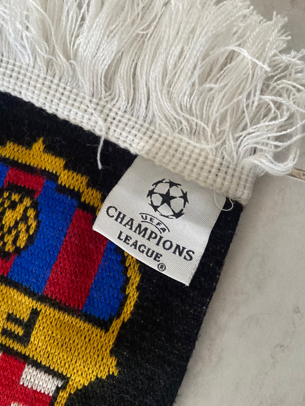 Echarpe de foot du FC BARCELONE Ligue des Champions Scarf Supporter