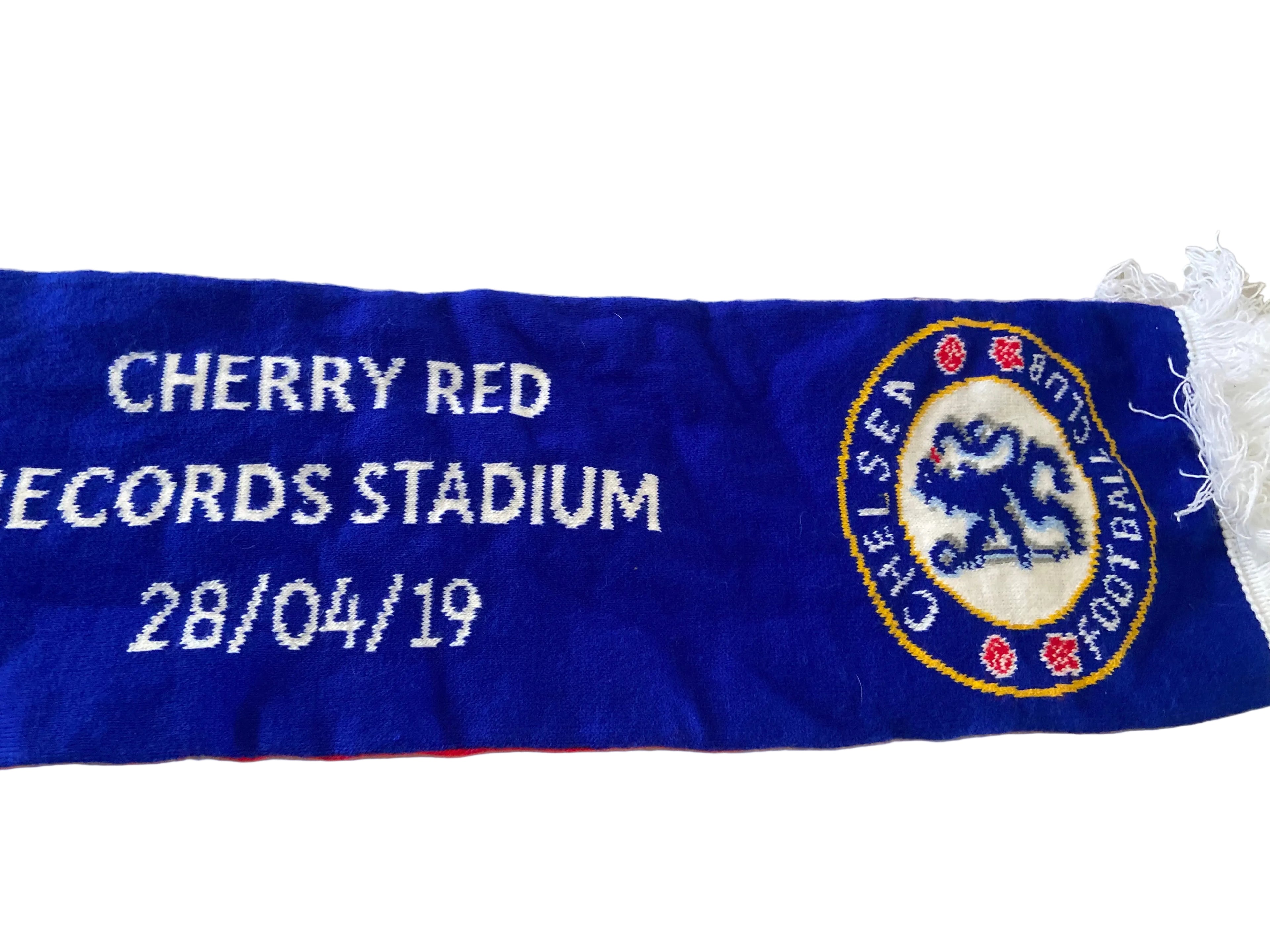 Echarpe de foot de LYON OL féminine Ligue des Champions 2019 contre CHELSEA Scarf Supporter