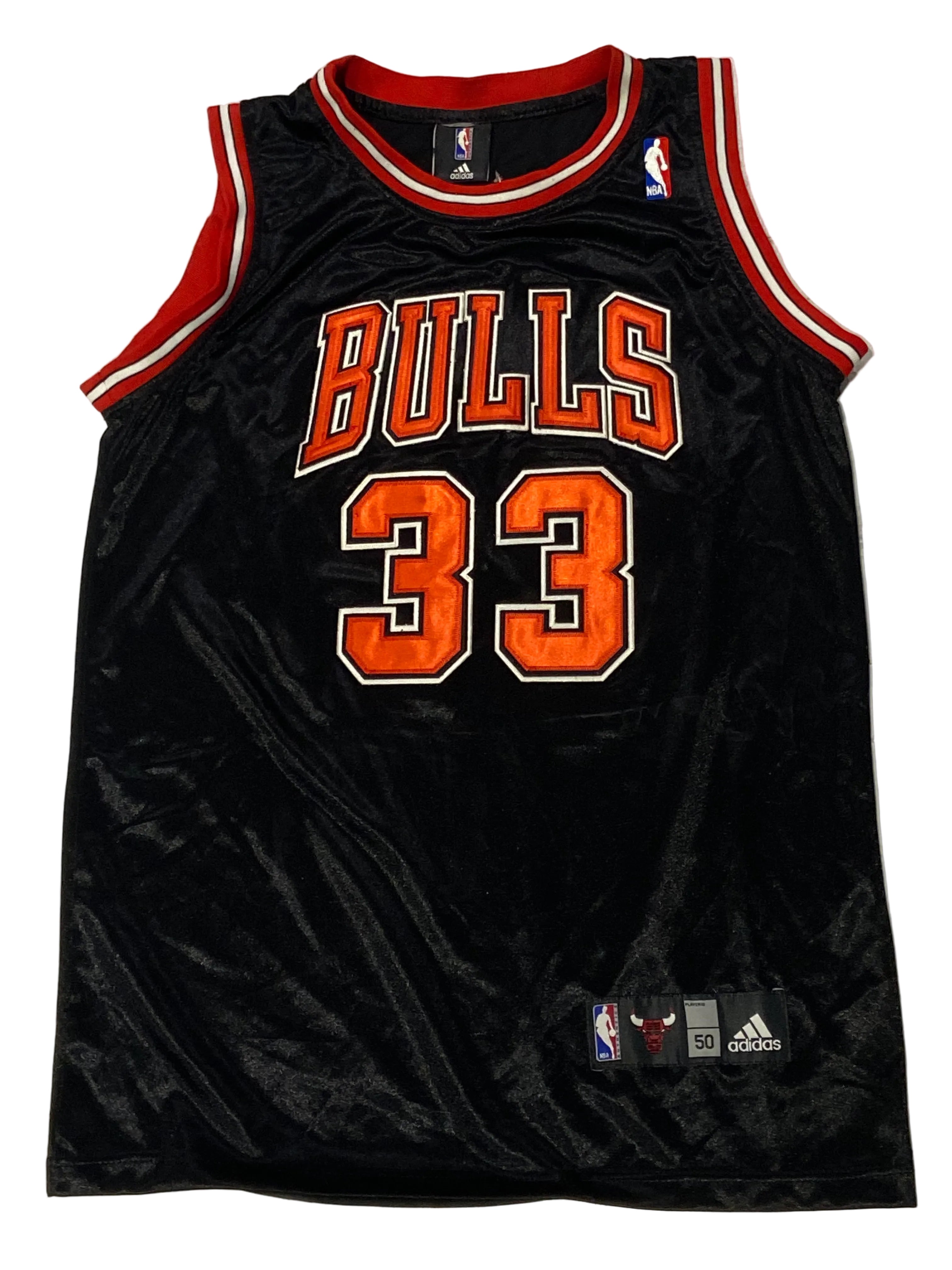 Maillot ADIDAS de BASKET-BALL de l’équipe des CHICAGO BULLS (N.33 PIPPEN) année 2002-03