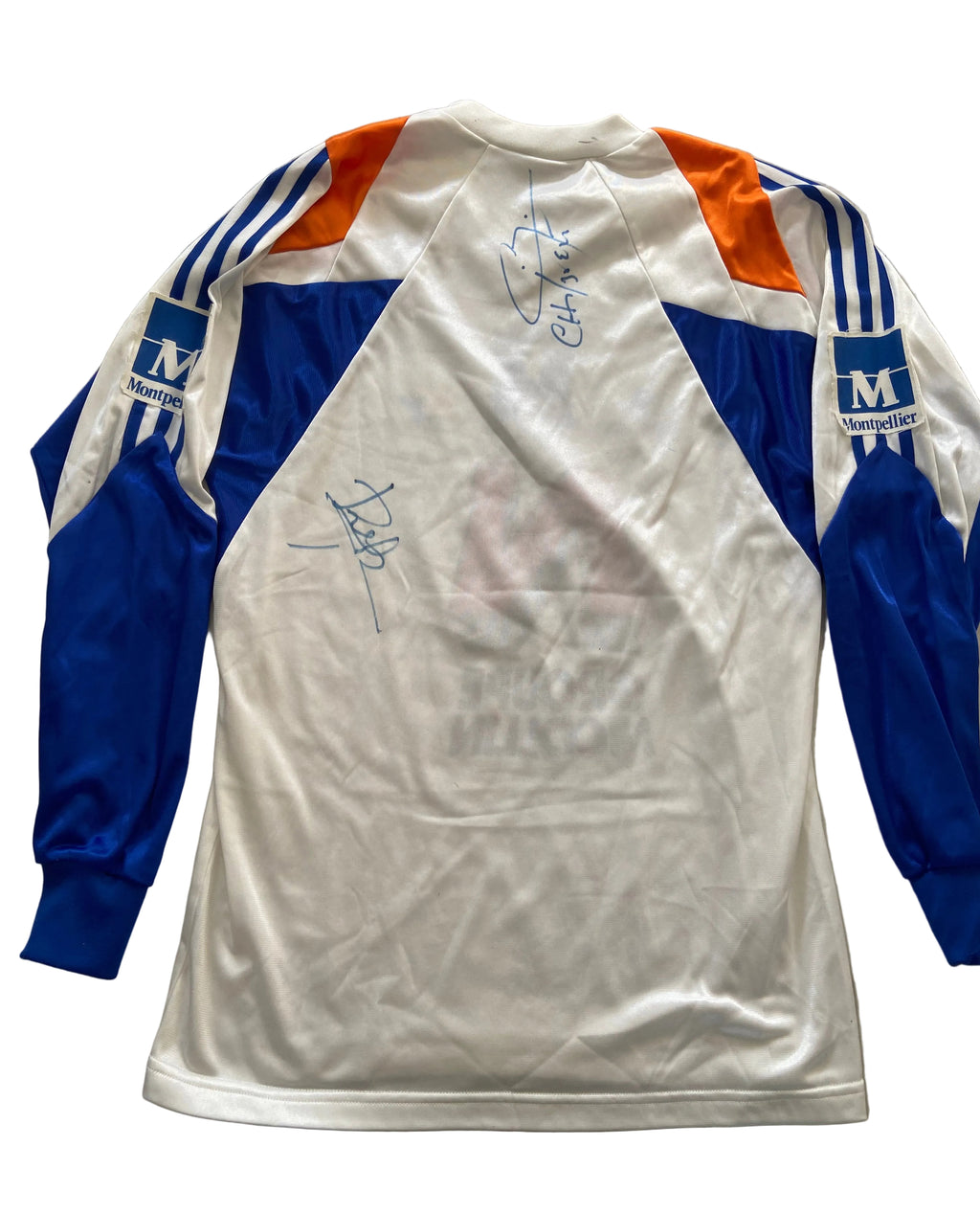 Maillot de foot ADIDAS de l’équipe de MONTPELLIER MHSC (stock pro) saison 1993-94 (extérieur)