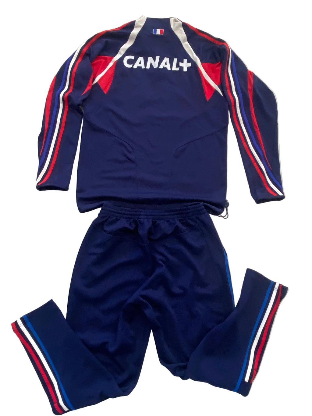 Survêtement échauffement complet ADIDAS de l’équipe de FRANCE année 2003-04