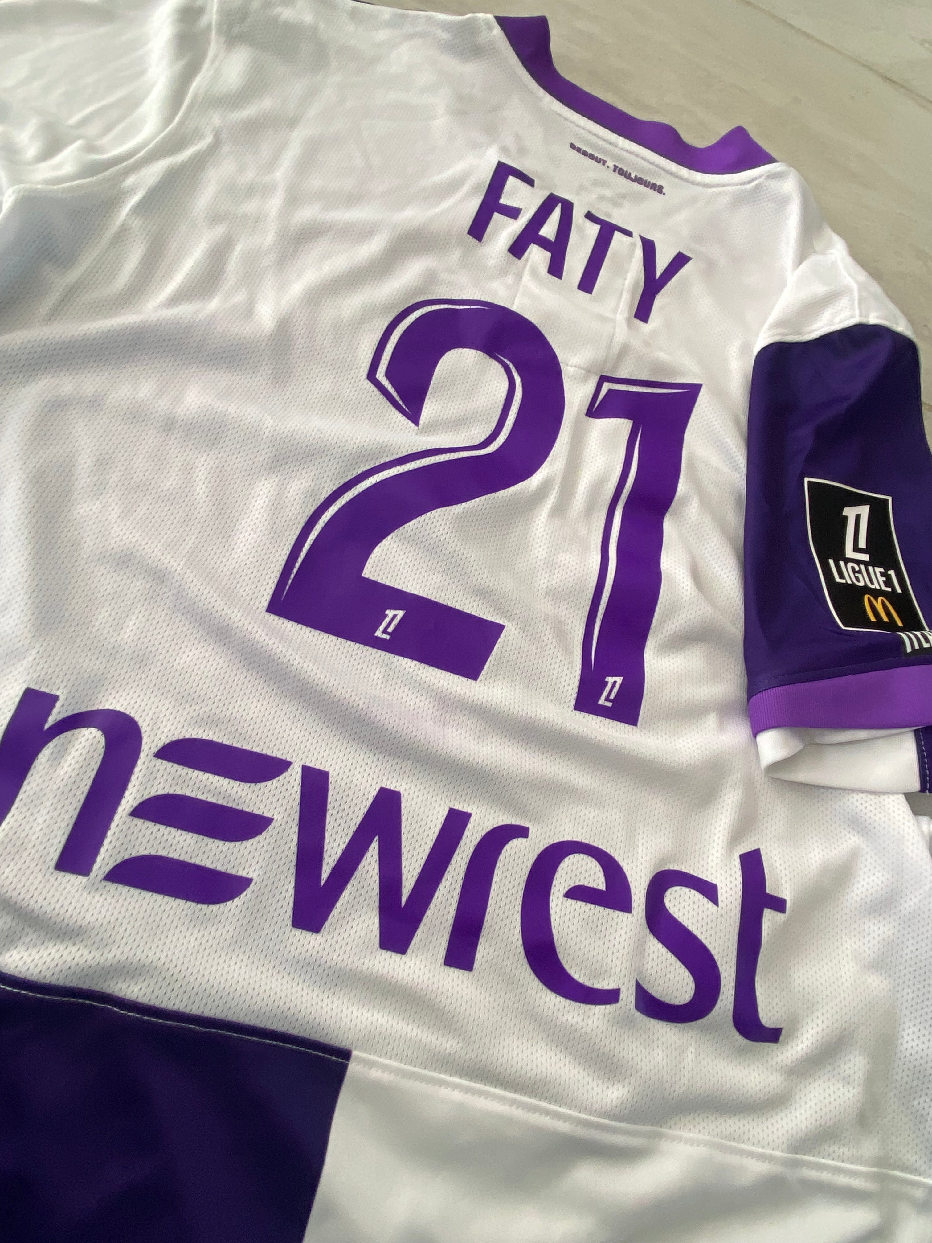 Maillot de foot NIKE du TOULOUSE FC (porté N.21 FATY) saison 2025-26