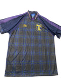 Maillot de foot de l’Écosse (porté par le N.20 BOOTH) contre les USA en 1996 (certificat d’authenticité fourni)