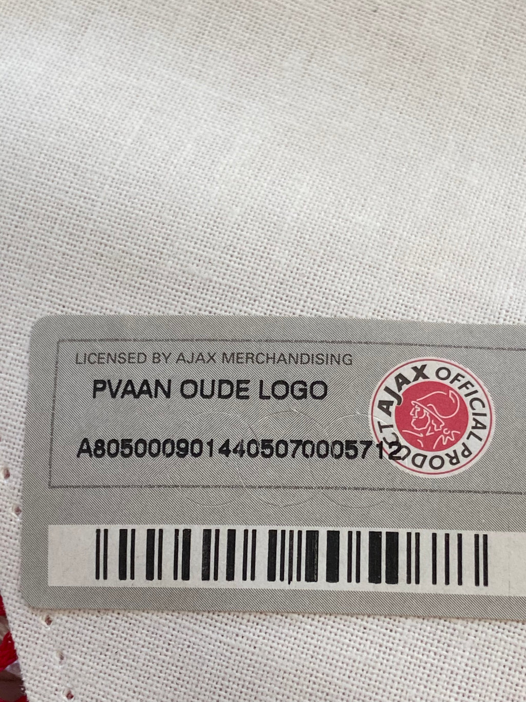 Fanion officiel de foot - Ajax Amsterdam – Design Légendaire "Classic Emblem" (1928-1990) – Produit Officiel sous Licence Collector