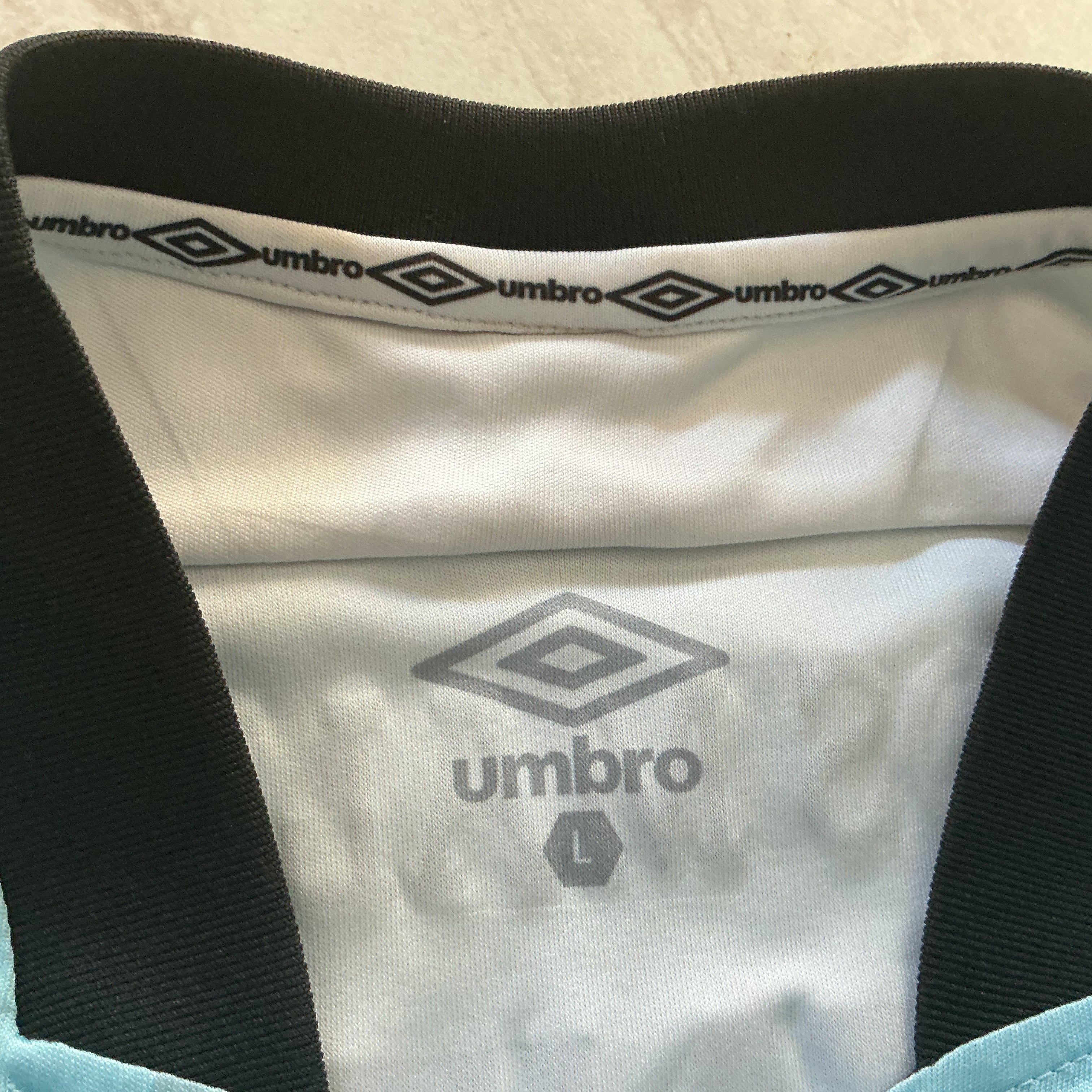 Maillot de foot UMBRO du STADE de REIMS (porté N.1 PENTZ) saison 2024-25 match armistice bleuet de france 11ème journée contre Le HAVRE