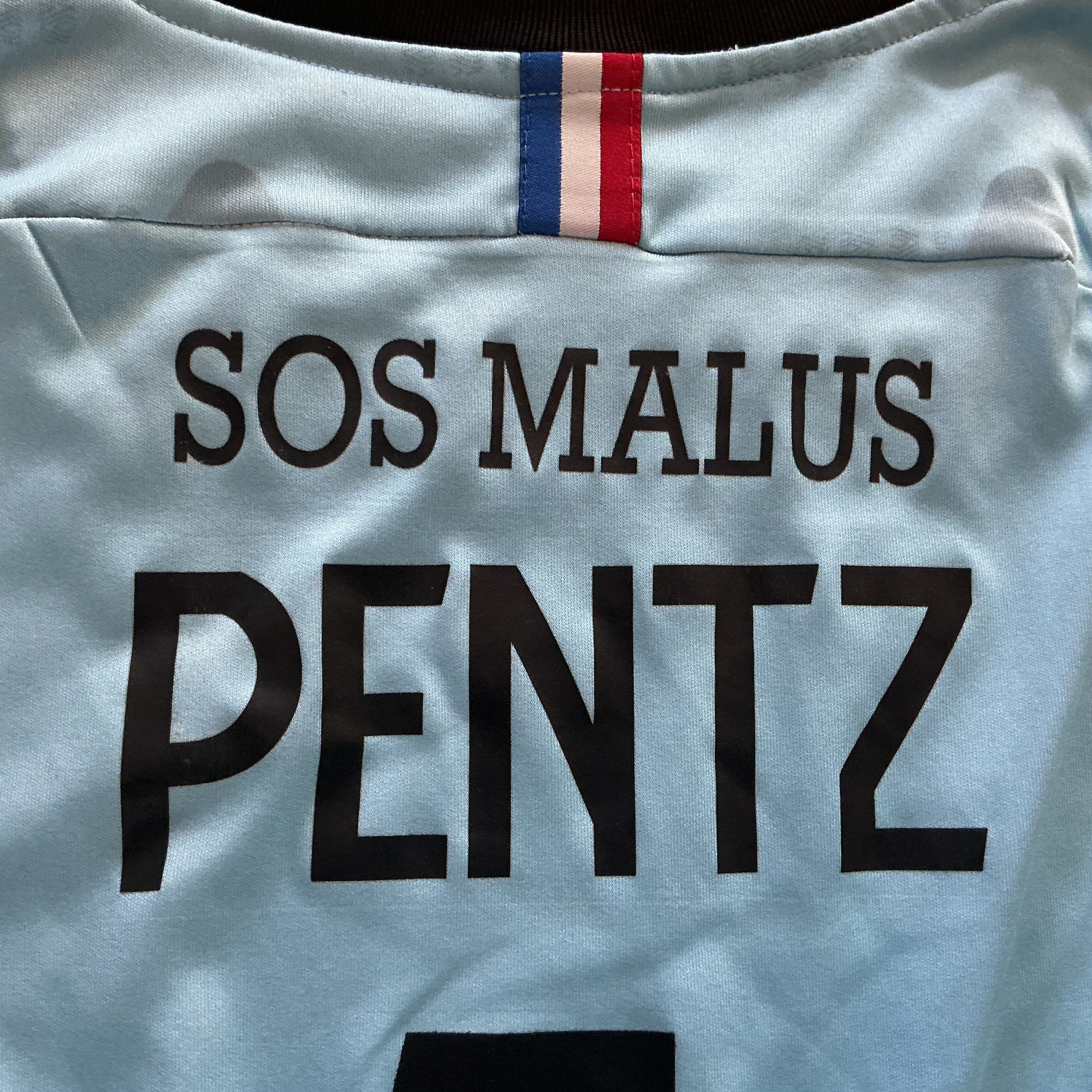 Maillot de foot UMBRO du STADE de REIMS (porté N.1 PENTZ) saison 2024-25 match armistice bleuet de france 11ème journée contre Le HAVRE
