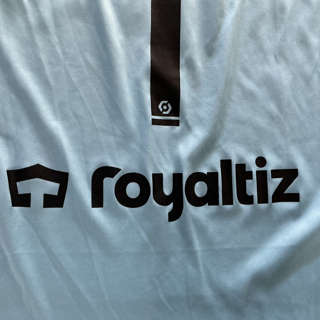 Maillot de foot UMBRO du STADE de REIMS (porté N.1 PENTZ) saison 2024-25 match armistice bleuet de france 11ème journée contre Le HAVRE