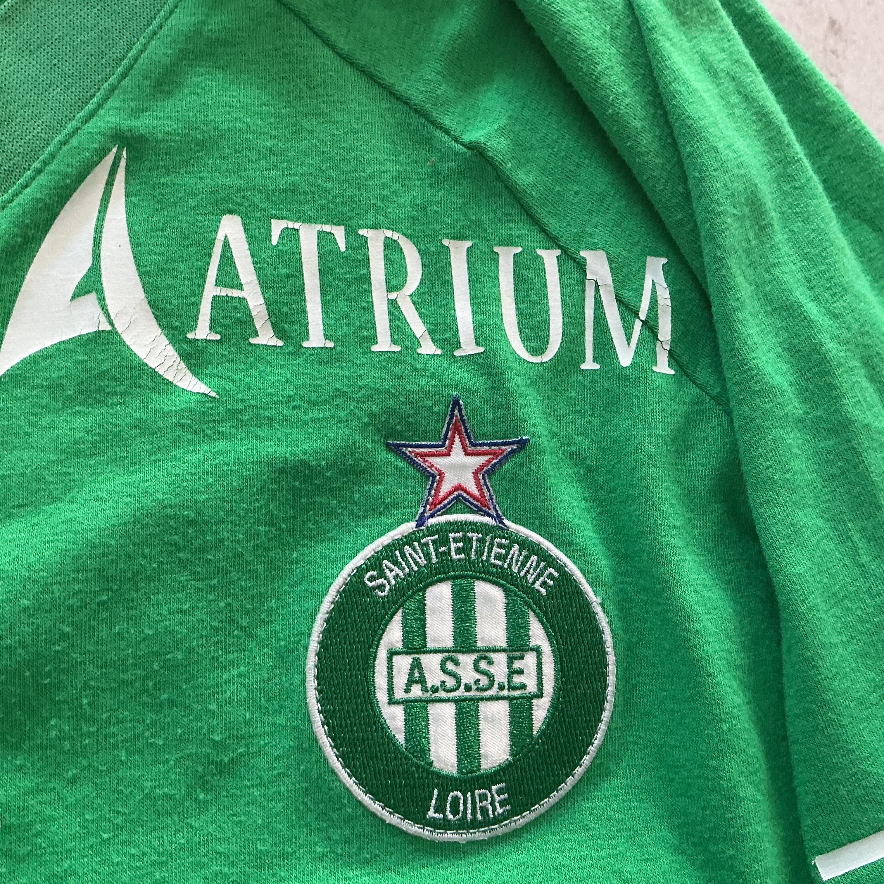 Maillot de foot LE COQ SPORTIF de l’AS SAINT-ÉTIENNE porté N.22 MANGALA (saison 2021-22)