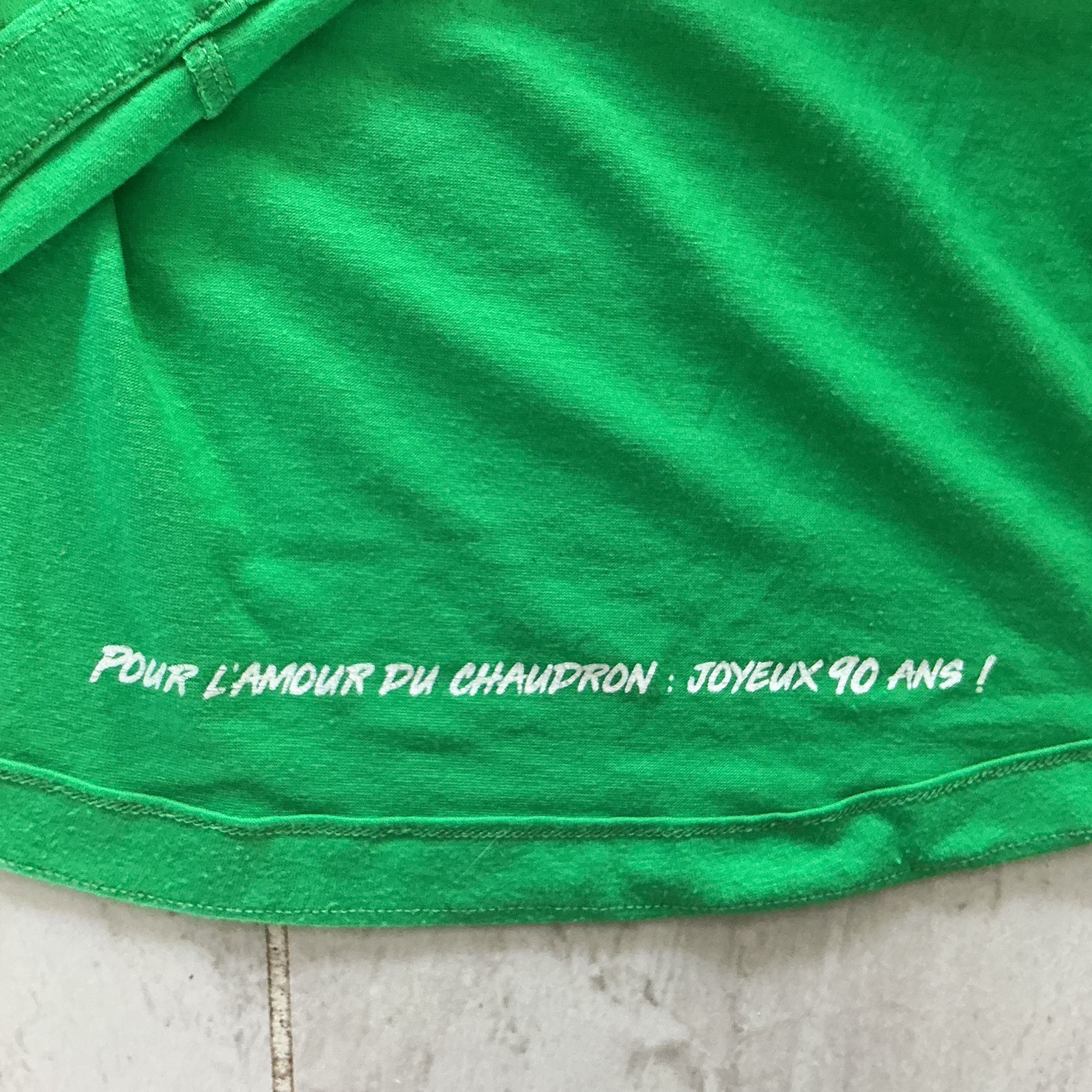 Maillot de foot LE COQ SPORTIF de l’AS SAINT-ÉTIENNE porté N.22 MANGALA (saison 2021-22)