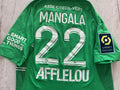 Maillot de foot LE COQ SPORTIF de l’AS SAINT-ÉTIENNE porté N.22 MANGALA (saison 2021-22)