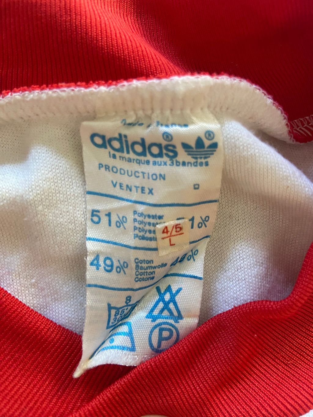 Maillot de foot Adidas de coupe de france de LILLE LOSC (porté n.5 BUISINE) saison 1987-88