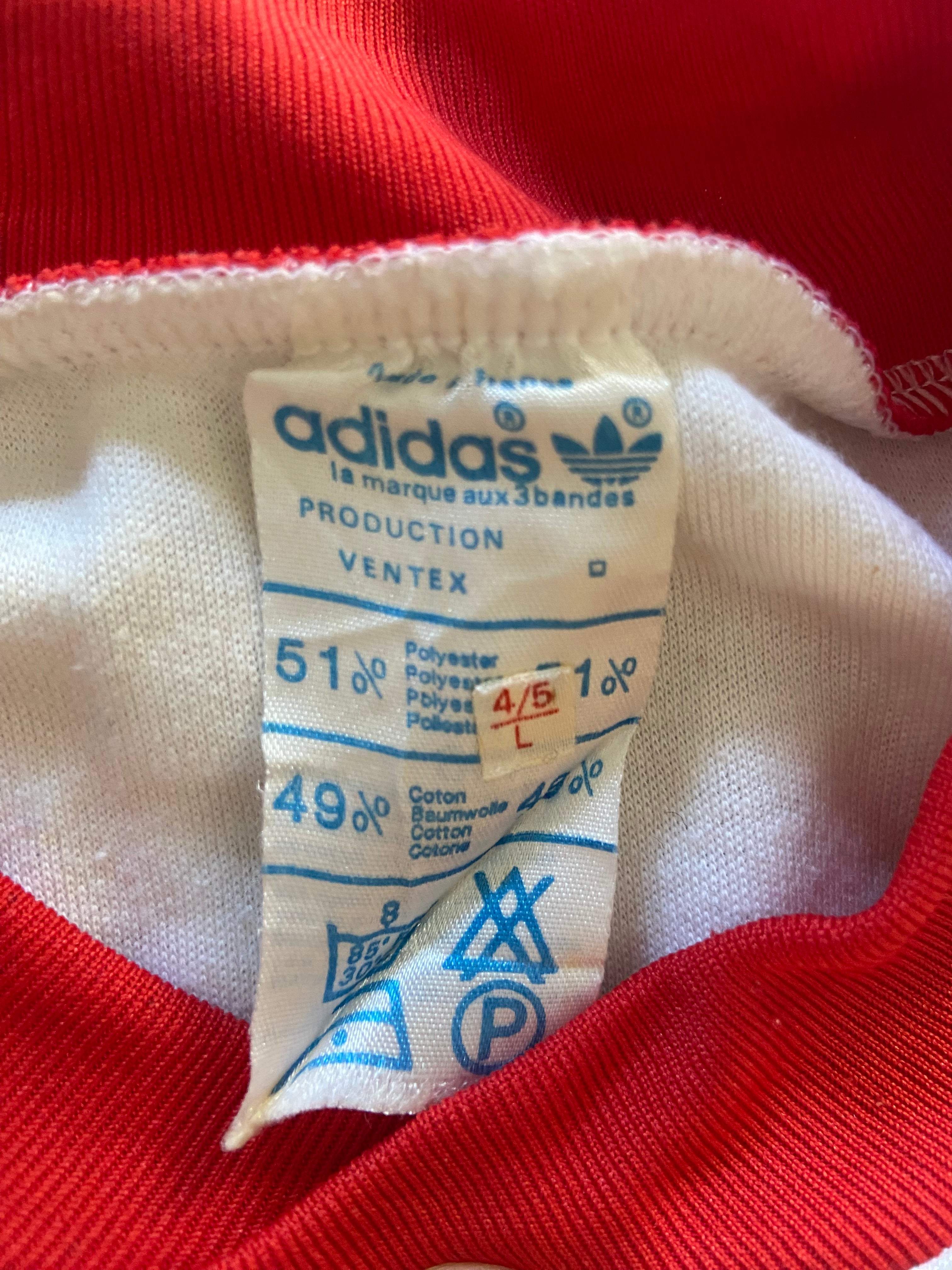 Maillot de foot Adidas de coupe de france de LILLE LOSC (porté n.5 BUISINE) saison 1987-88