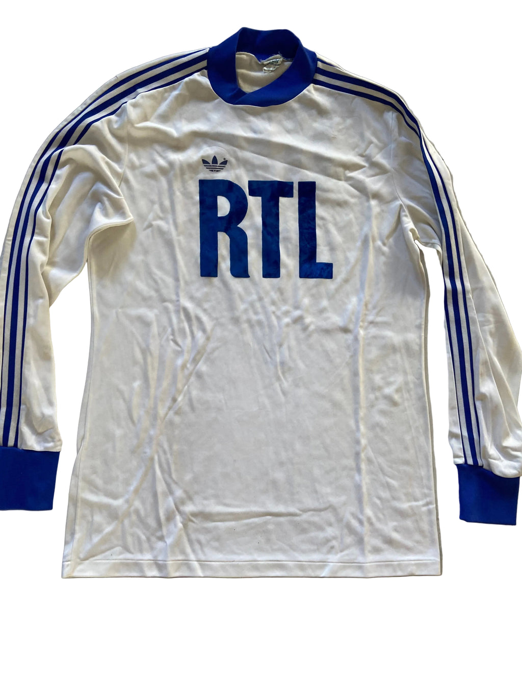 Maillot de foot ADIDAS de COUPE de FRANCE de l’AJ AUXERRE (porté N.7 LANTHIER) saison 1980-81