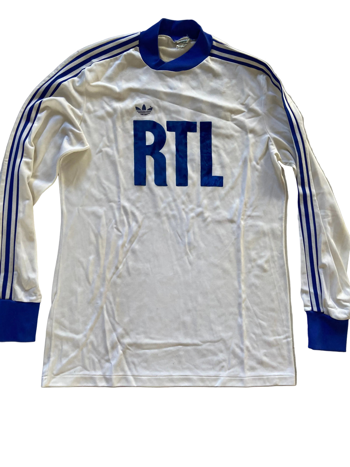 Maillot de foot ADIDAS de COUPE de FRANCE de l’AJ AUXERRE (porté N.7 LANTHIER) saison 1980-81