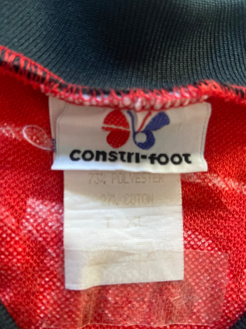 Maillot de foot Constri-foot gardien de but (porté N.1) vintage année 80 (club à déterminer ??)
