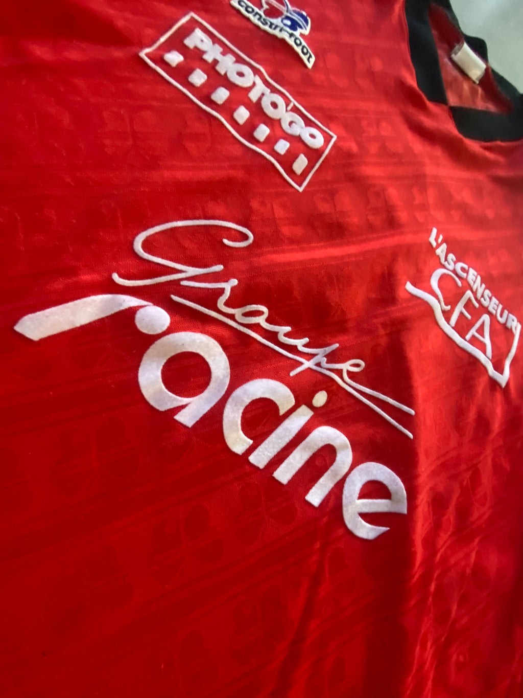 Maillot de foot Constri-foot gardien de but (porté N.1) vintage année 80 (club à déterminer ??)