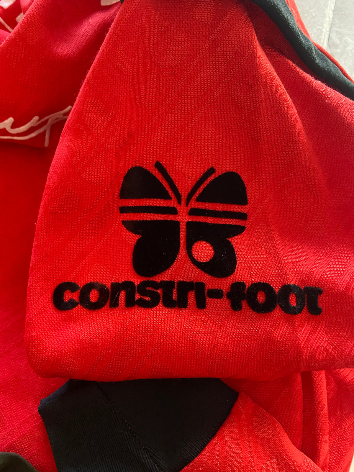 Maillot de foot Constri-foot gardien de but (porté N.1) vintage année 80 (club à déterminer ??)