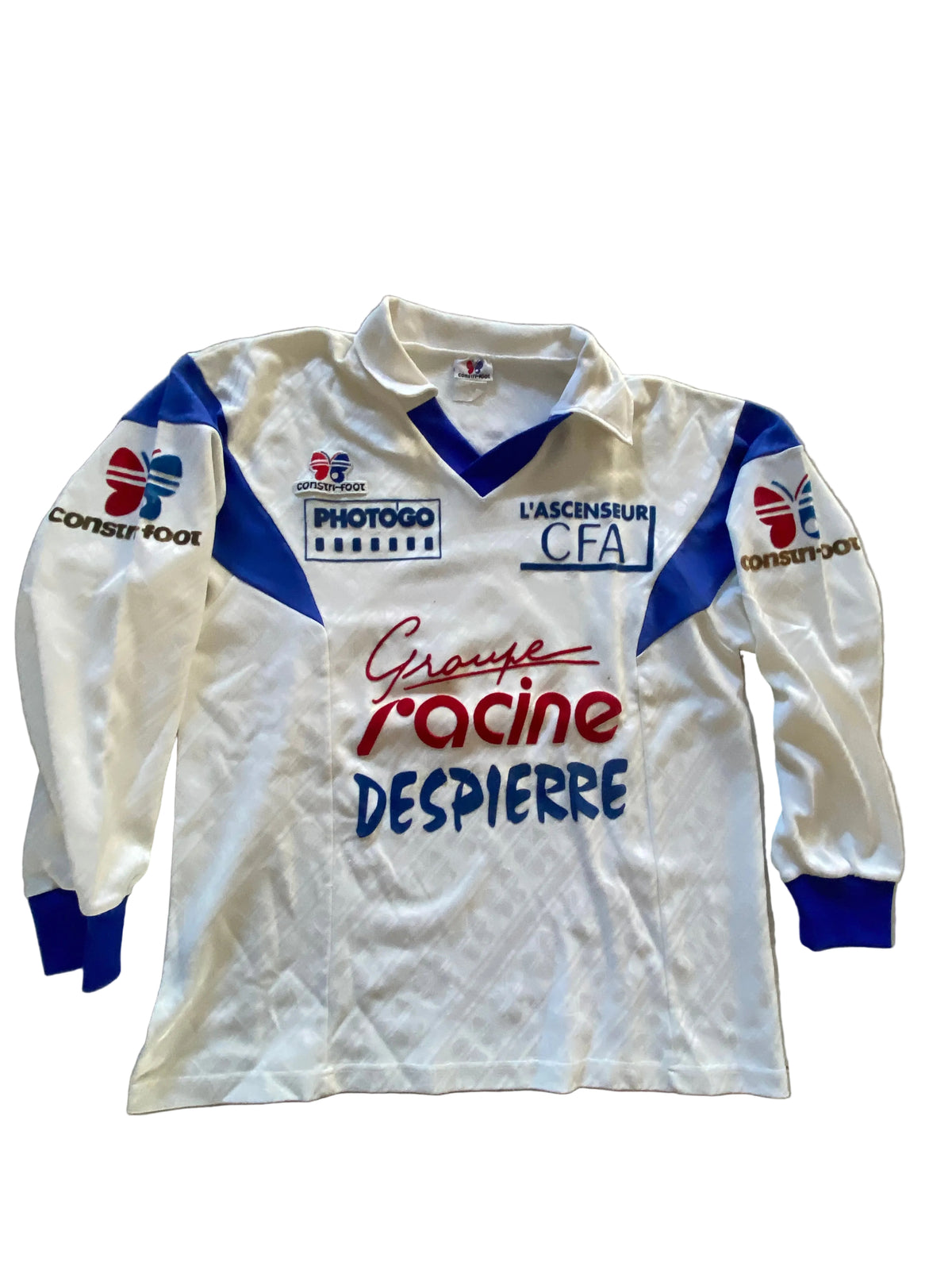 Maillot de foot Constri-Foot (porté N.2) vintage année 80 (club à déterminer ??)