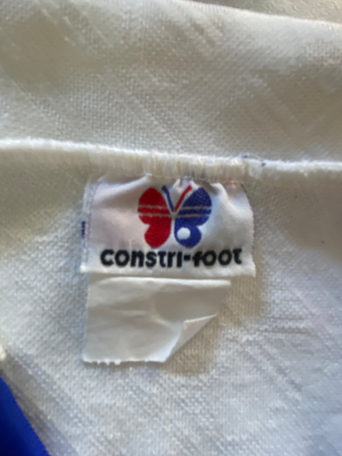 Maillot de foot Constri-Foot (porté N.2) vintage année 80 (club à déterminer ??)