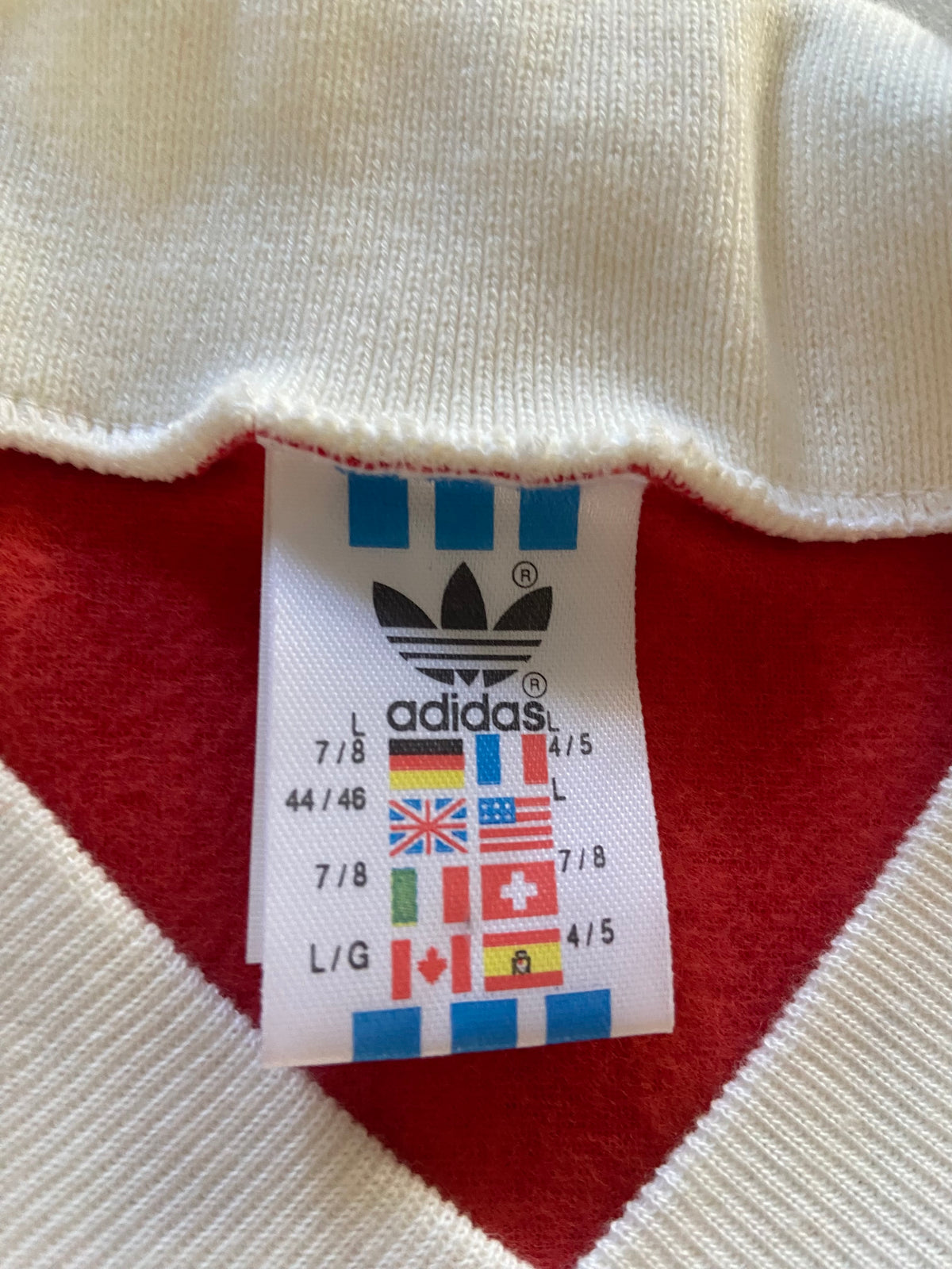 Maillot de foot ADIDAS de l’AS MONACO (porté N.7 BARROS) saison 1990-91